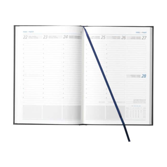 Agenda Eurodirect Balacron | 4 langues | Papier FSC® | Vue hebdomadaire