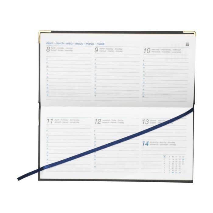 Agenda Euro Business | 6 langues | Papier FSC® | Format de poche