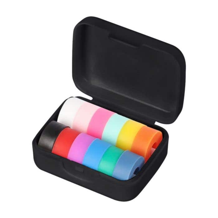 Marqueurs de verres Ringo | Silicone | 12 pièces