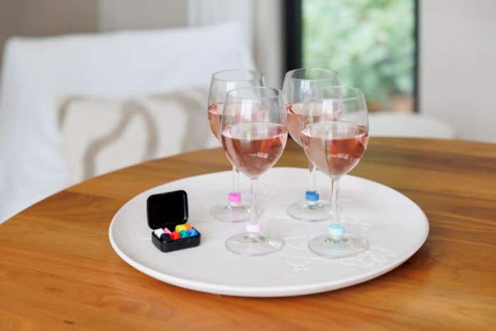Marqueurs de verres Ringo | Silicone | 12 pièces