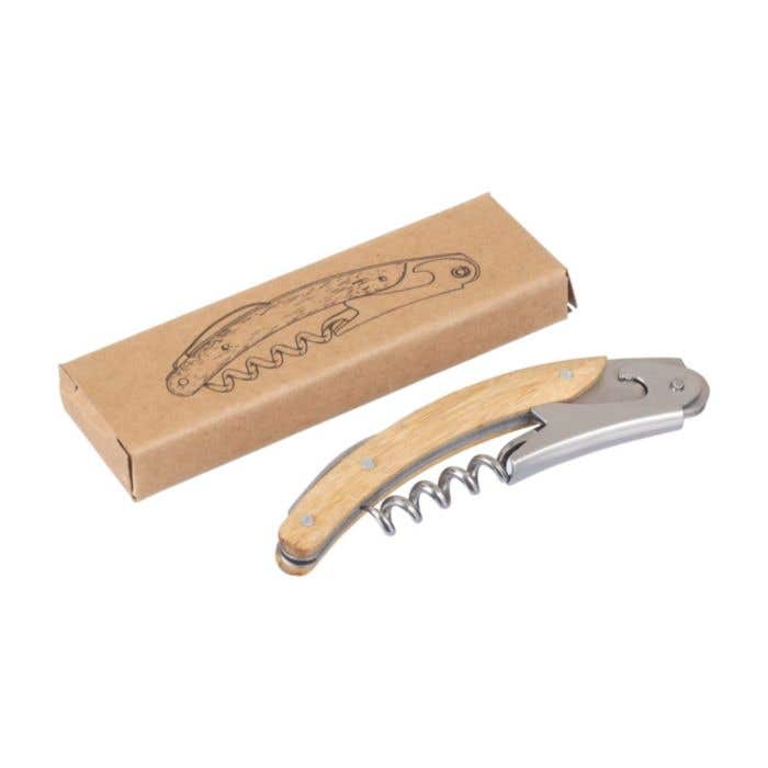 Couteau de sommelier Lenny | Bambou FSC® | 3 en 1