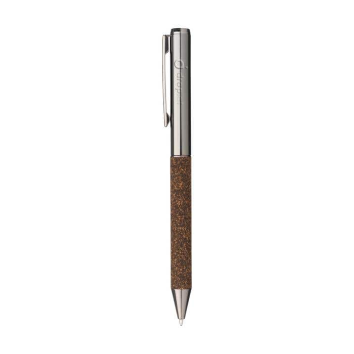 Stylo bille | Inox | Finition marc de café