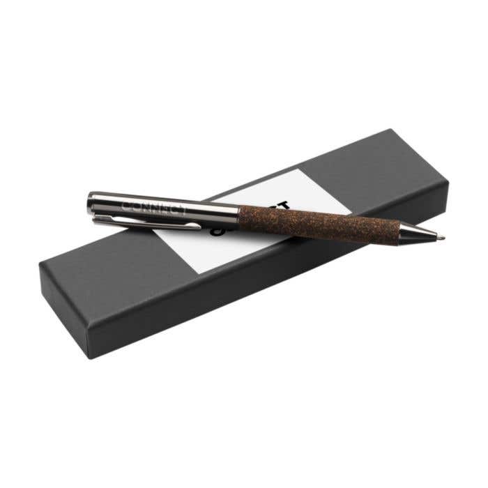 Stylo bille | Inox | Finition marc de café