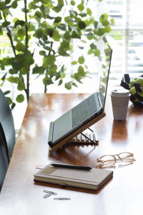 Support pour ordinateur portable | Bois FSC® | Réglable sur 6 positions