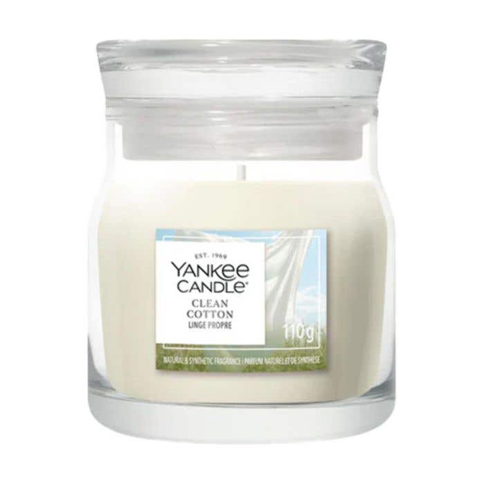 Bougie parfumée Yankee Candle Clean Cotton | Small Jar