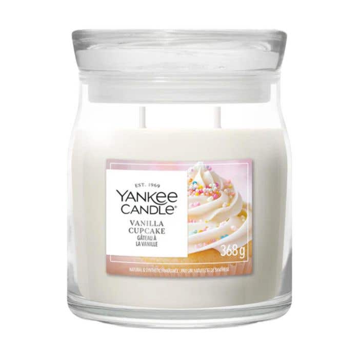Yankee Candle Bougie Parfumée Vanilla Cupcake | Medium Jar