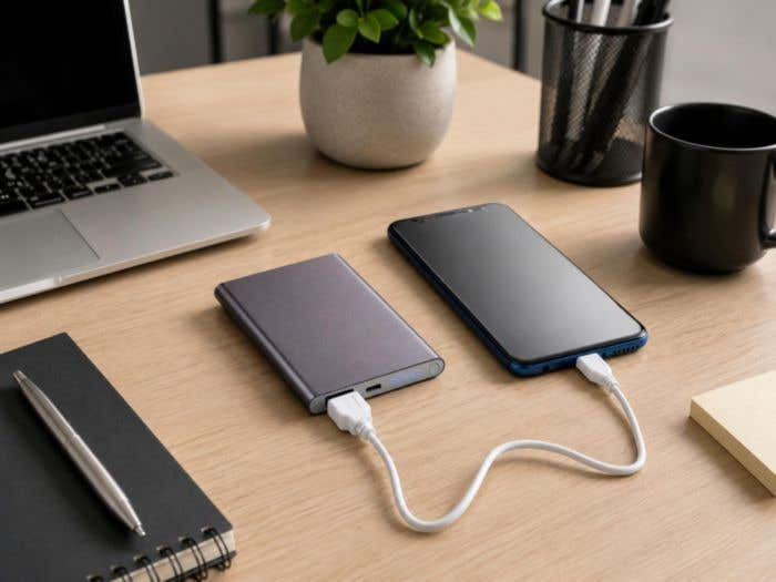 Batterie externe Extra-slim | 4.000 mAh | Indicateur LED
