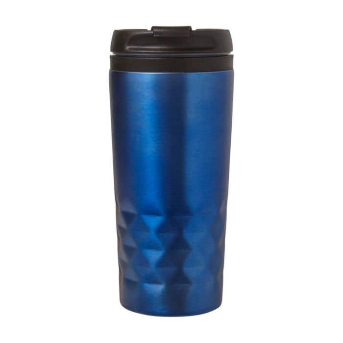 Mug de voyage Chauffy | 300 ml | Inox | Double paroi | Couvercle à clip