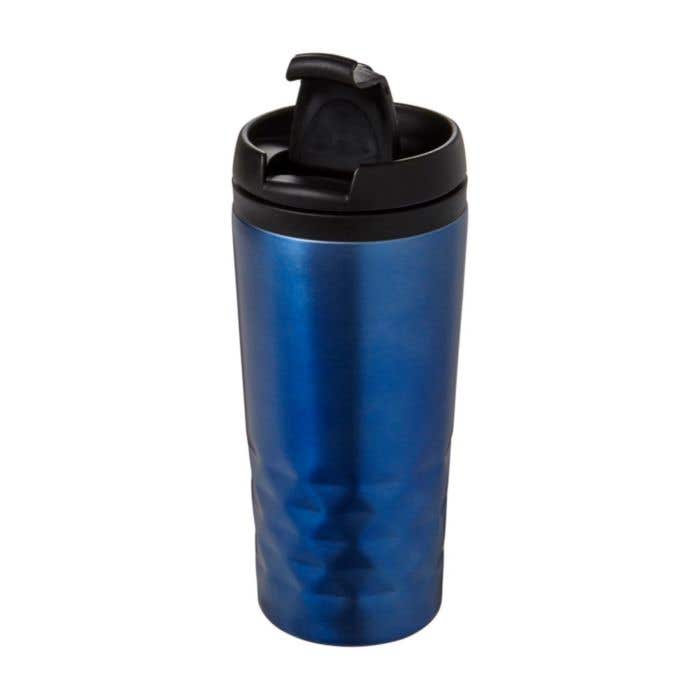 Mug de voyage Chauffy | 300 ml | Inox | Double paroi | Couvercle à clip