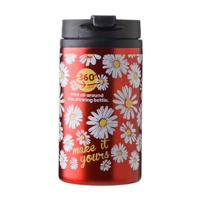 Mug de voyage Isodrink | 300 ml | Inox | Double paroi | Couvercle à clip