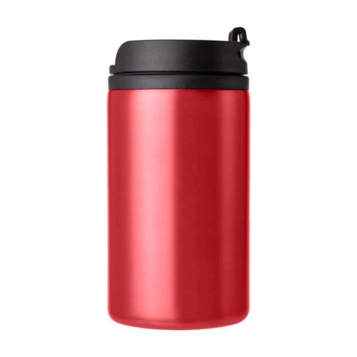 Mug de voyage Isodrink | 300 ml | Inox | Double paroi | Couvercle à clip