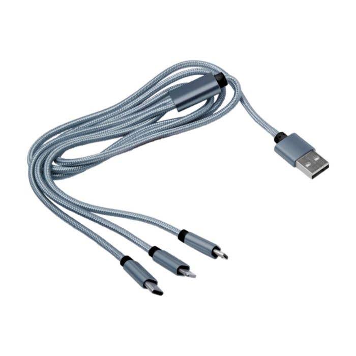 Câble de charge Triple Charge | 3-en-1 | Câble de 1 m