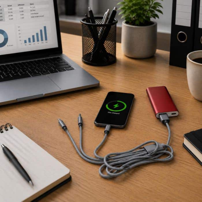 Câble de charge Triple Charge | 3-en-1 | Câble de 1 m