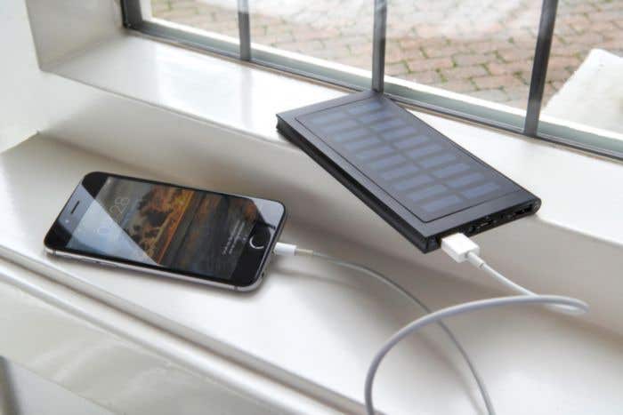 Batterie externe Solium | 8.000 mAh | Solaire | Indicateur LED
