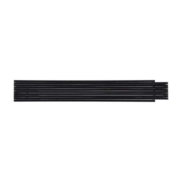 Mètre pliant Stabila Black Pro série 700 | Bois | 2 m | Échelle d'angle