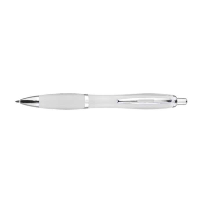 Stylo bille Cardiff Frosy | Recyclé | Grip souple | Détails métalliques