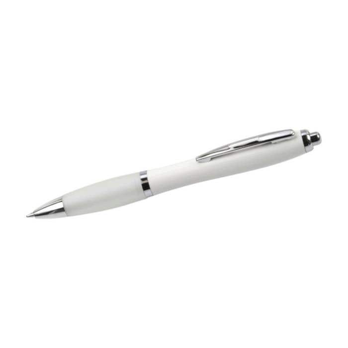 Stylo bille Cardiff Frosy | Recyclé | Grip souple | Détails métalliques