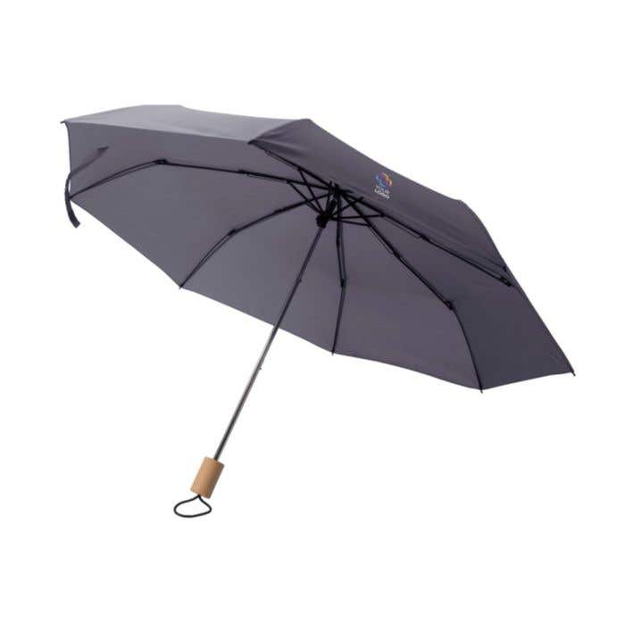 Parapluie Brooklyn | Ø 97 cm | Recyclé | Pliable | Poignée en bois