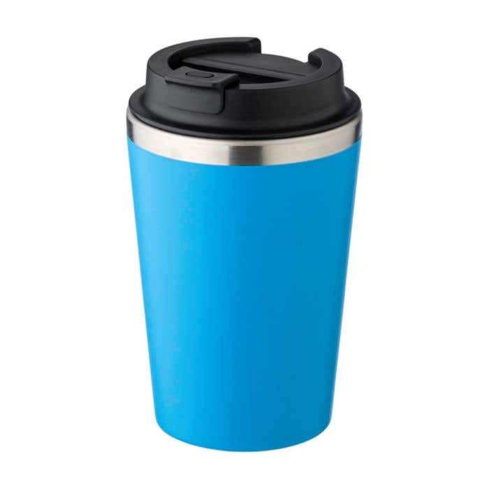Mug de voyage Everleigh | 350 ml | Inox | Couvercle à clip | Finition mate