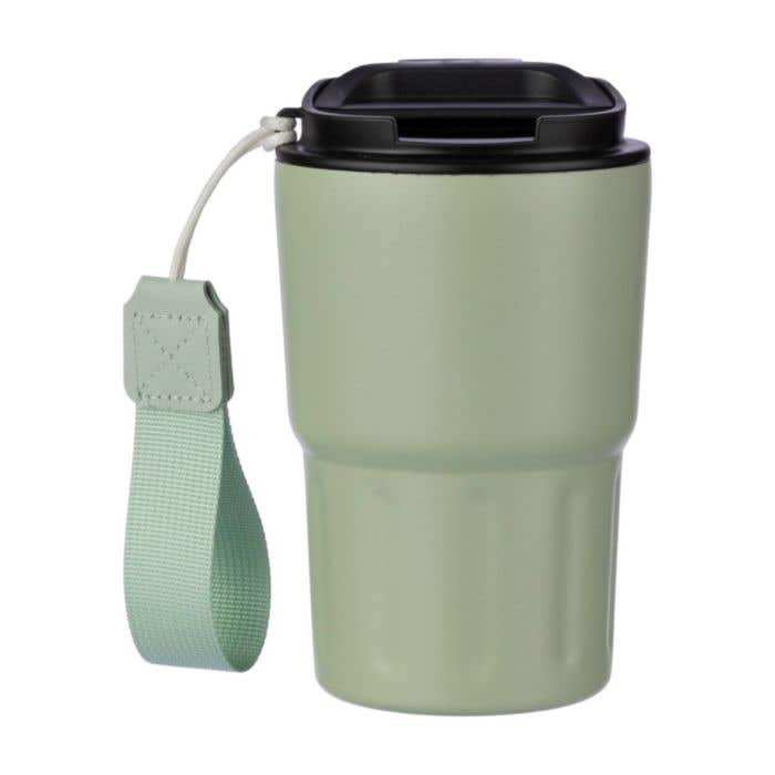 Mug de voyage Louisa | 320 ml | Inox | Double paroi | Dragonne