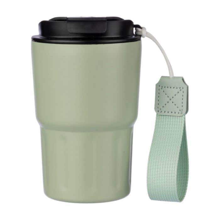 Mug de voyage Louisa | 320 ml | Inox | Double paroi | Dragonne