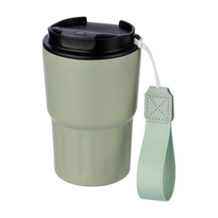 Mug de voyage Louisa | 320 ml | Inox | Double paroi | Dragonne
