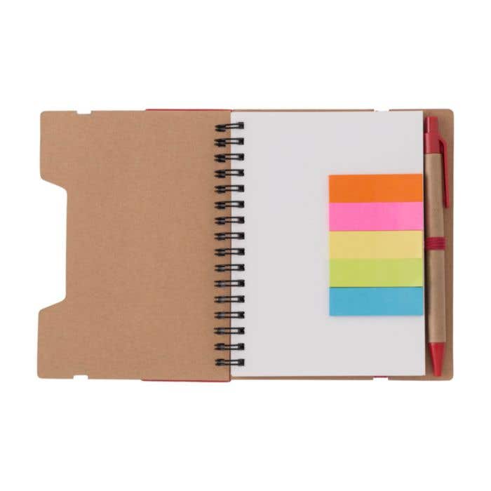 Carnet de notes Multiline | A5 | Papier FSC® | 60 pages | Ligné | Notes adhésives