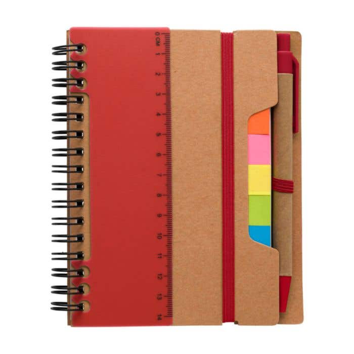 Carnet de notes Multiline | A5 | Papier FSC® | 60 pages | Ligné | Notes adhésives