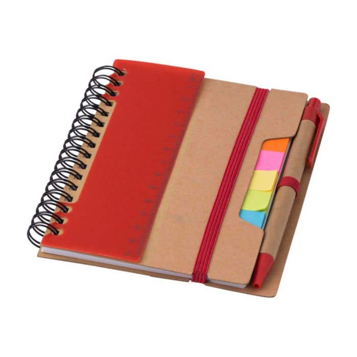 Carnet de notes Multiline | A5 | Papier FSC® | 60 pages | Ligné | Notes adhésives