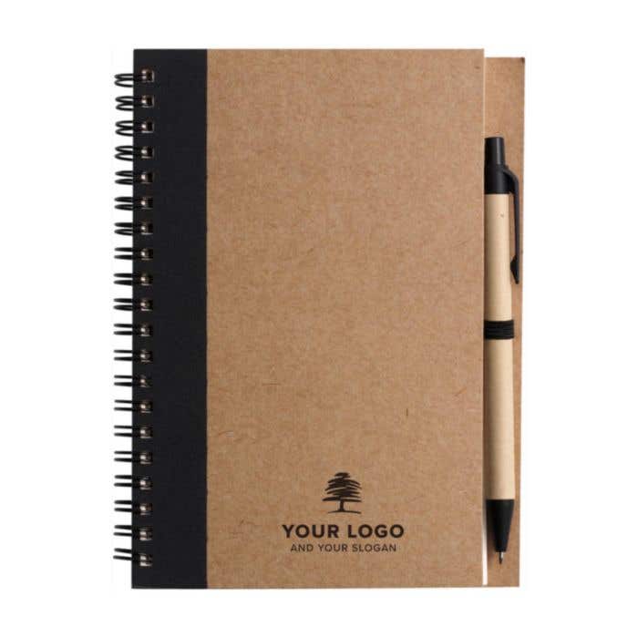 Carnet de notes Greenscript | A5 | Papier FSC® | 60 pages | Ligné | Avec stylo