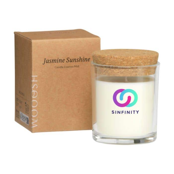 Bougie parfumée Wooosh Essenza Midi | Ø 7,4 cm | 25-30 heures de combustion