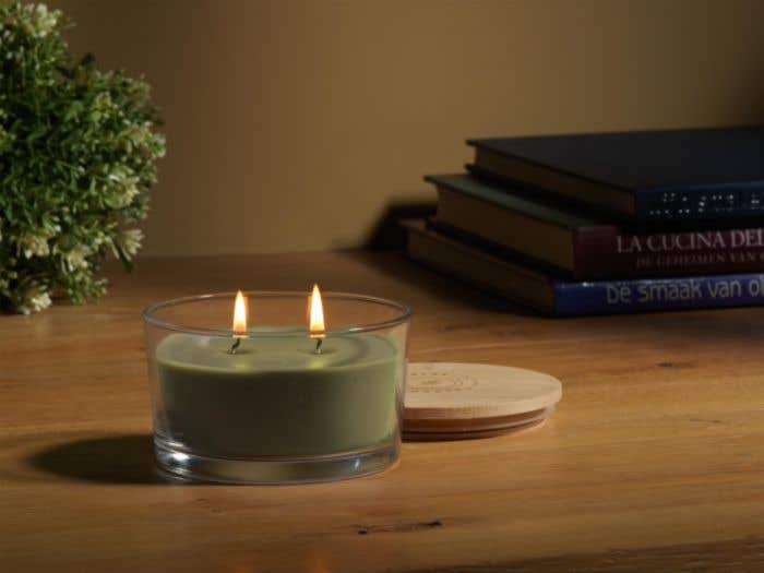 Bougie parfumée Wooosh Cocoon | Bambou | 40-50 heures de combustion