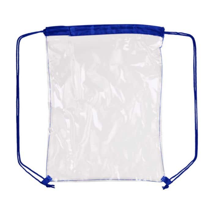 Sac à dos Duo-Clear | 5 L | Cordon de serrage | Transparent | Détails colorés