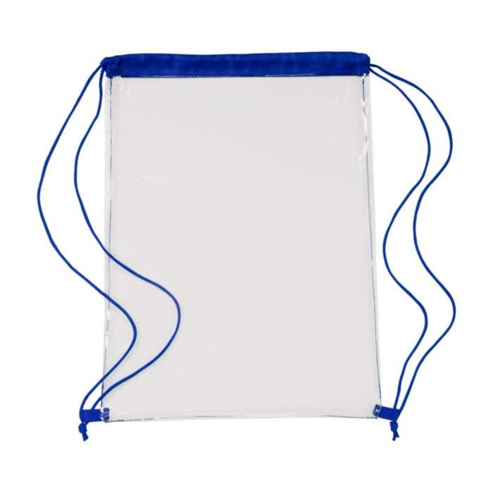 Sac à dos Duo-Clear | 5 L | Cordon de serrage | Transparent | Détails colorés