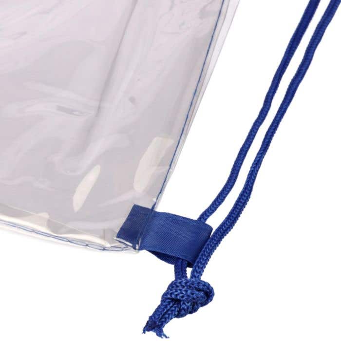 Sac à dos Duo-Clear | 5 L | Cordon de serrage | Transparent | Détails colorés