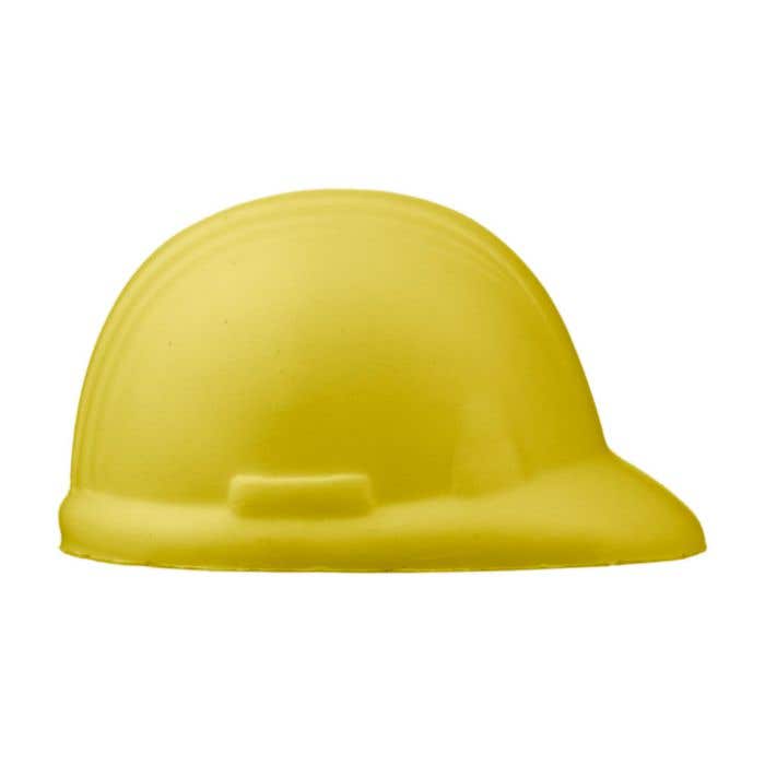 Balle anti-stress Philip | Forme de casque de chantier | 8,1 cm