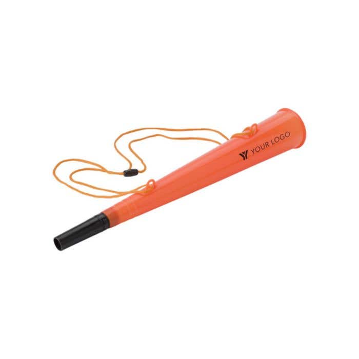 Trompette de supporter Deportivo | 36 cm | Avec cordon