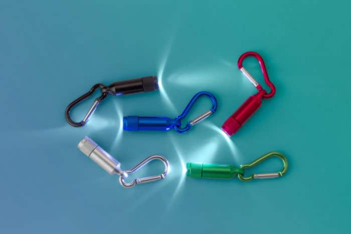 Porte-clés Minilight | Lampe de poche | Mousqueton
