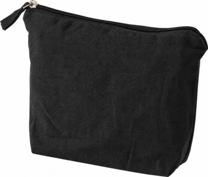 Trousse de toilette Cressida | Coton recyclé | Fermeture à glissière