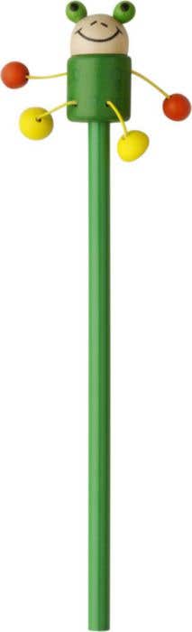 Crayon Beezie | Bois | Avec figurine animale