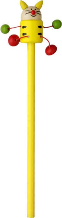 Crayon Beezie | Bois | Avec figurine animale