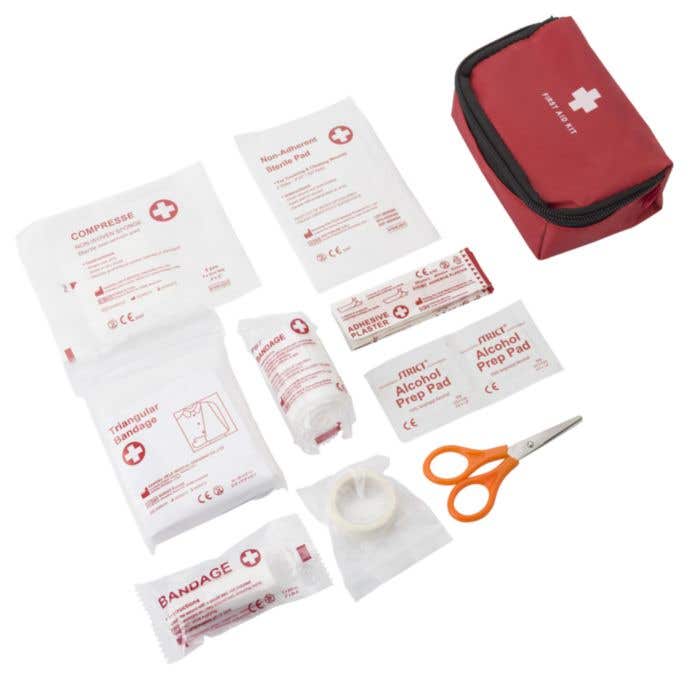 Trousse de premiers secours Multi | 17 pièces | Étui