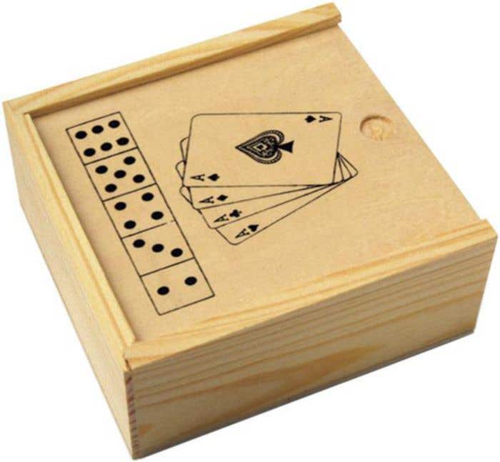Jeu de cartes Kubo | Avec dés | En boîte en bois
