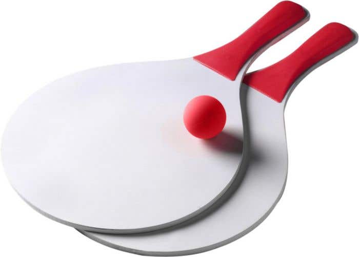 Set de plage Match | Bois | 2 raquettes et balle