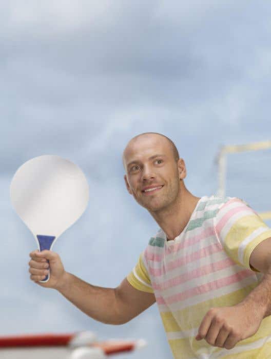 Set de plage Match | Bois | 2 raquettes et balle