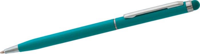 Stylo stylet Soft-touch | Détails métalliques | Mécanisme rotatif