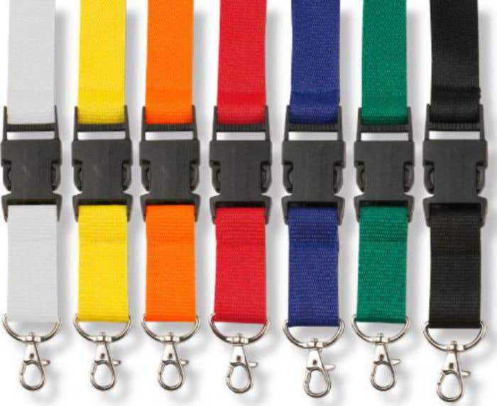 Lanyard Keyhold | 2,5 cm | Boucle | Fermeture de sécurité