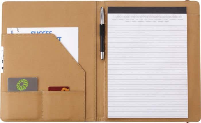 Conférencier Cortica | A4 | Liège | Passant pour stylo | Avec bloc-notes