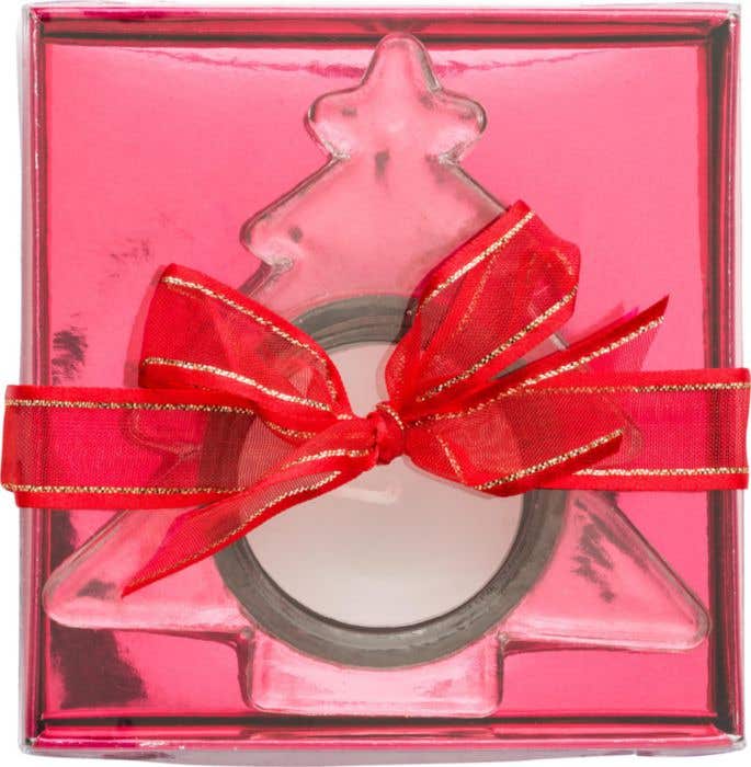 Photophore X-Tree | Verre | Avec bougie chauffe-plat | En emballage cadeau