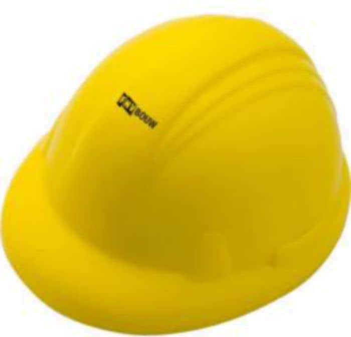 Balle anti-stress Philip | Forme de casque de chantier | 8,1 cm